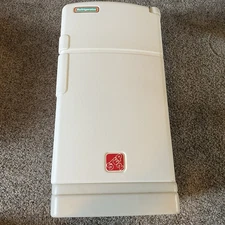 Step 2 Vintage Pretend Refrigerator Child Size Toddler Plastic 2’ Tall EUC