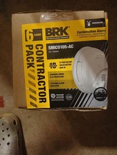 BRK- (6) Count (6) Pack - SMICO100-AC Hardwired Smoke & Carbon Monoxide Detector