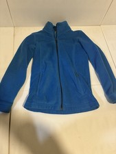 Columbia boys Blue Fleece Zip Jacket M 10/12 Long Sleeve Mid-Length Outdoor