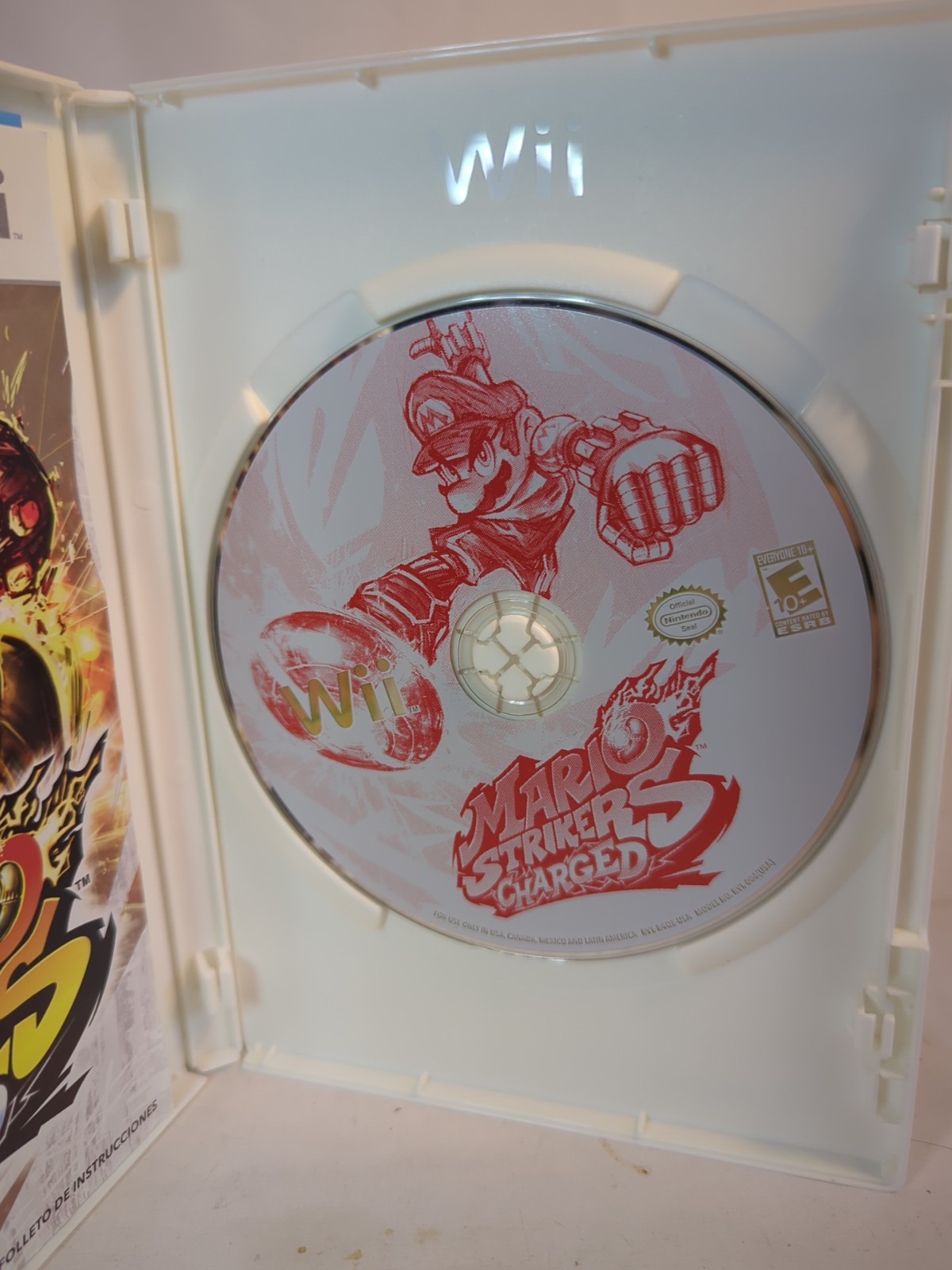 CIB Mario Strikers Charged (Nintendo Wii, 2007) COMPLETE D4