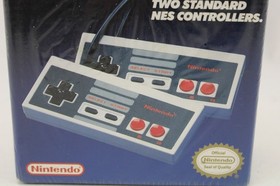 OEM Original Nintendo NES Controllers Set NIB Factory Sealed 1990 H-Seam