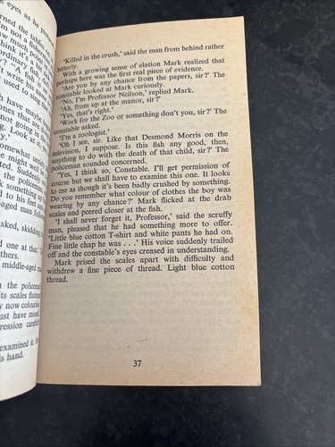 Fleshbait Vintage Horror Paperback 1979 - David Holman & Larry Pryce NEL Edition - Foto 9 di 14