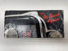 Vintage 1937 Its Buick Again Dealership Car Brochure Book Classic Auto