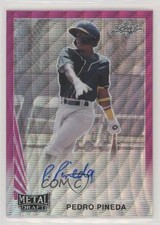 2021 Leaf Metal Draft 1990 Pink Wave 3/10 Pedro Pineda #LA-PP1 Auto 1b8