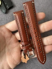 Vintage Watch Strap 18 mm  Leather Nos Top Quality V65