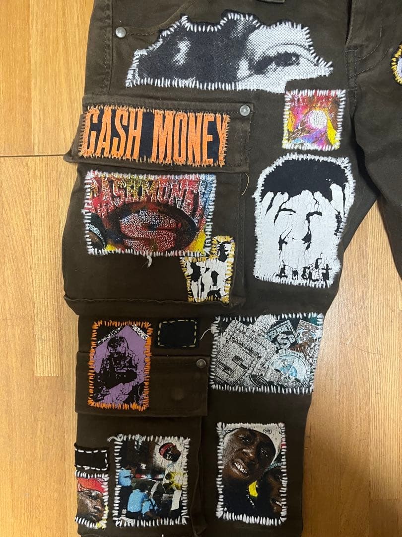 Missing Since Thursday Patch Denim Pants Skinny 4… - image 5