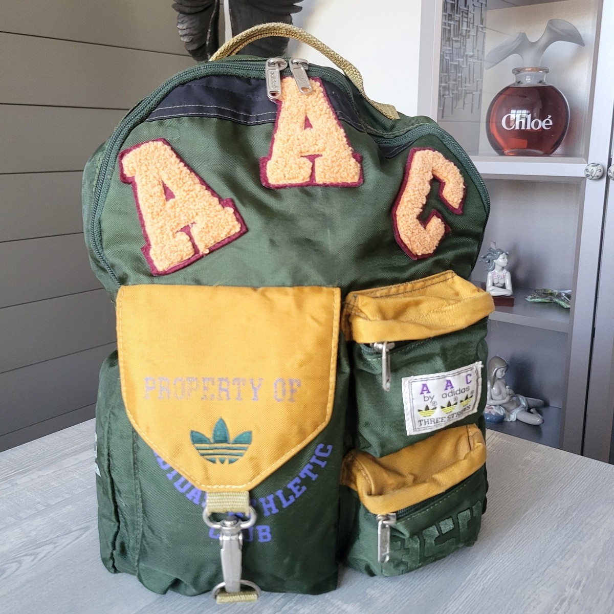 adidas athletic club ボストンバッグ　aacレア 激レア】Vintage Adidas ボストンバッグ AAC 2wayボストン - メルカリ