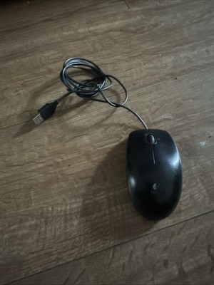 Logitech B100 Optische Maus kabelgebunden USB, schwarz NEU und UNBENUTZT