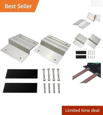 Maxxhaul Aluminum Ramp Top Kit 2-Pack - 1400 lb Capacity with Non-Skid Surface