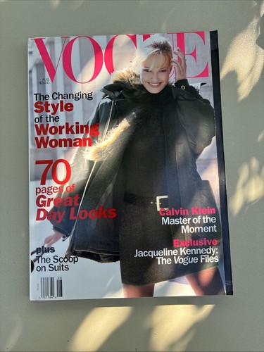 Vogue Magazine Karen Mulder Cover August 1994 Issue Fashion Beauty