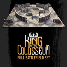 Frontline Gaming FLG Mat 3' x 3' - King of the Colosseum Full Battlefield
