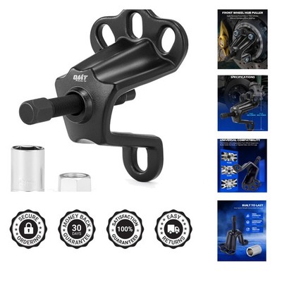 Heavy-Duty Front Hub Installer and Remover Tool with Corrosion-Resistant Finish