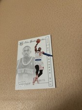 2013-14 Panini Signatures #396 TIM HARDAWAY JR SILVER 06/15 SSP ROOKIE BASE CARD. rookie card picture