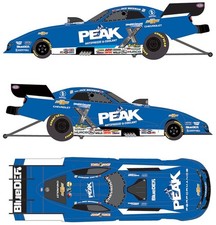 AUTOWORLD AWN049 1:24 2025 CHEVY CAMARO JACK BECKMAN PEAK NHRA FUNNY CAR