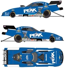 AUTOWORLD AWN049 1:24 2025 CHEVY CAMARO JACK BECKMAN (PEAK) NHRA FUNNY CAR