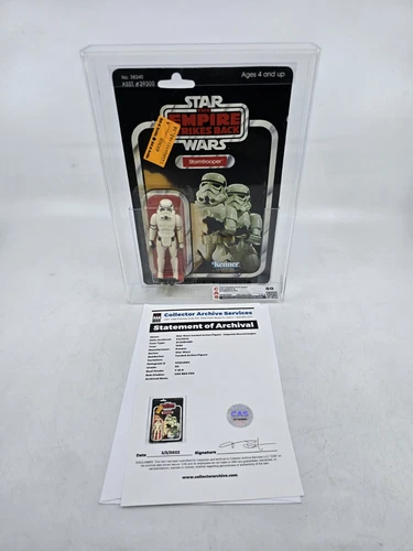 Vintage Kenner 1980 Star Wars Stormtrooper ESB 41 Back-D AFA CAS Graded 80  AFA