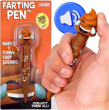 Farting Poop Pen with 7 Funny Fart Sounds - Silly Novelty Gag Gift for Boys Gi