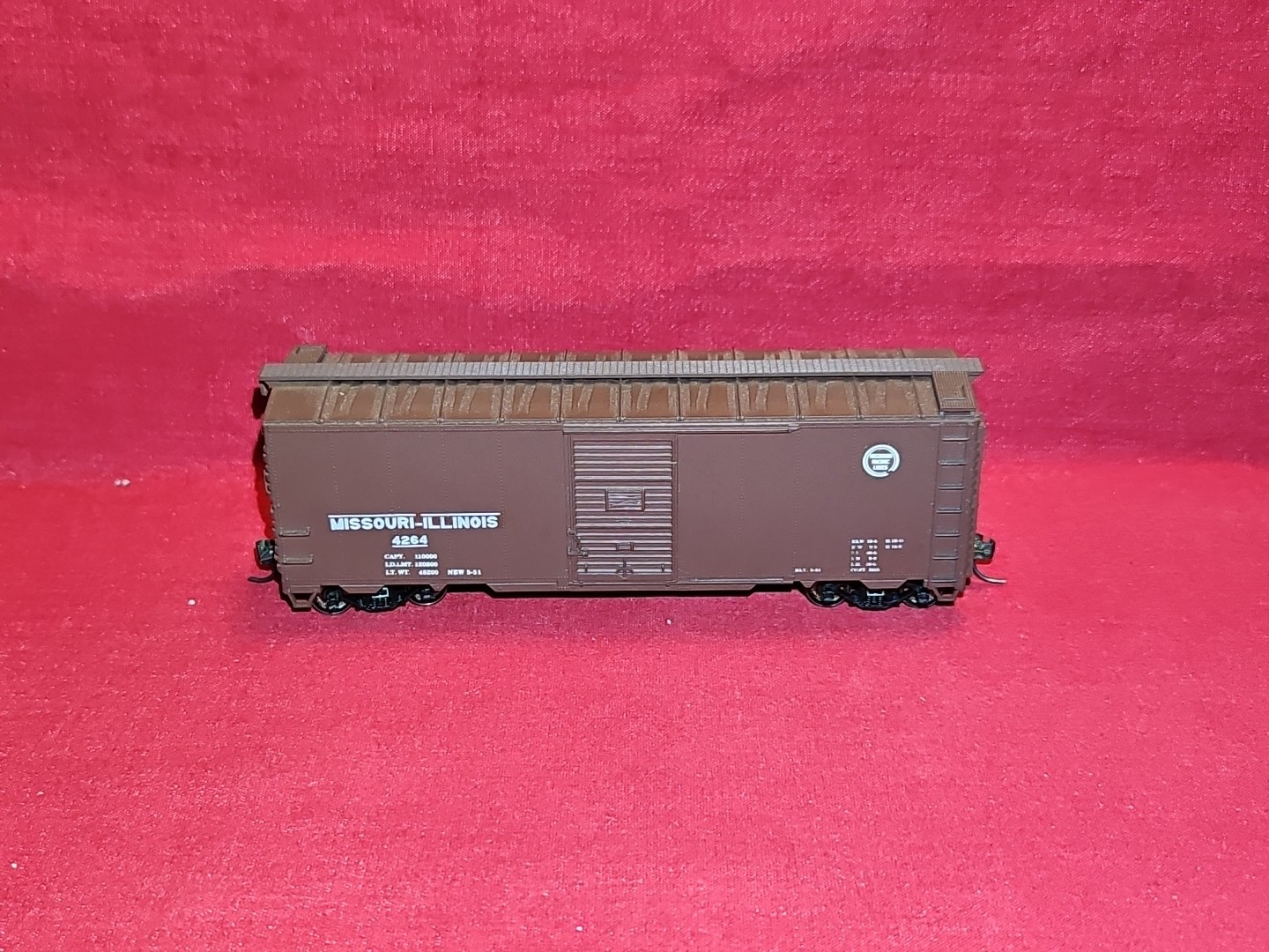 Accurail HO Missouri Illinois MI Box Car # 4264