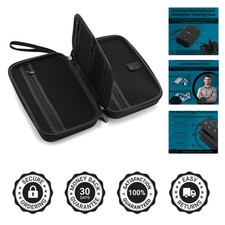 EVA Hard Travel Case - 9.8" x 5.6" for Electronics, Shockproof  Water-Resistant