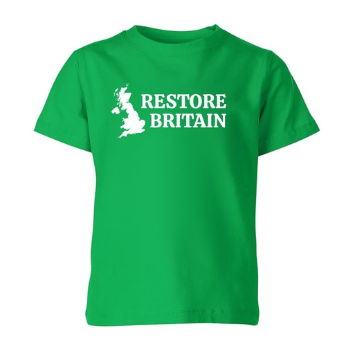 Restore Britain T Shirt Rupert Lowe Politics Patriot British Anti Labour Unisex - Picture 4 of 9