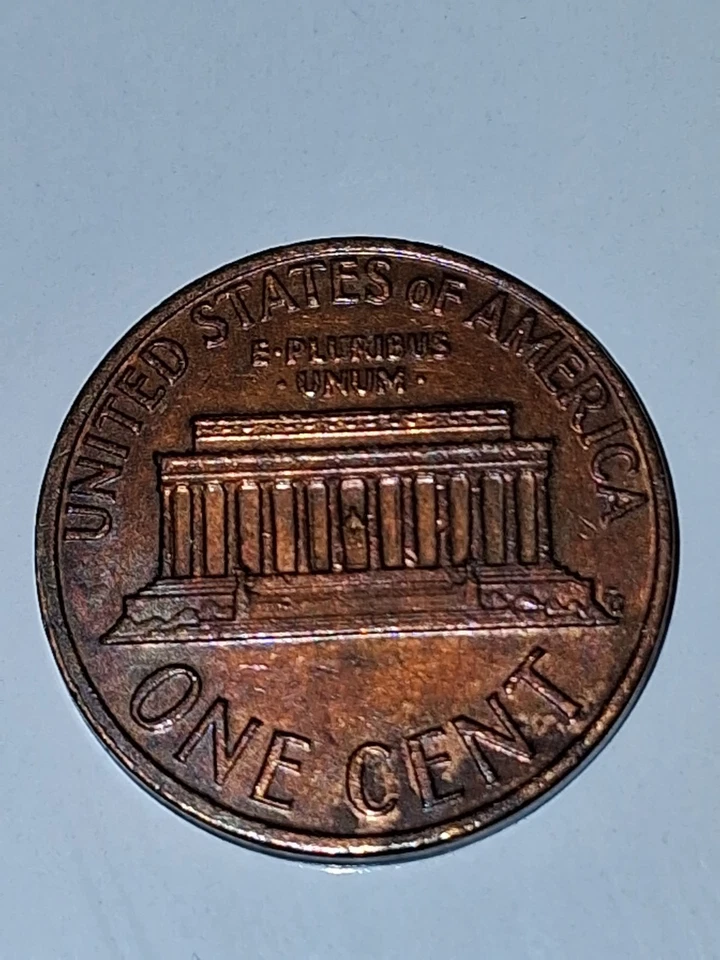 1974 No Mint Mark Red Penny Floating Roof & The Gost - Imagem 4 de 4