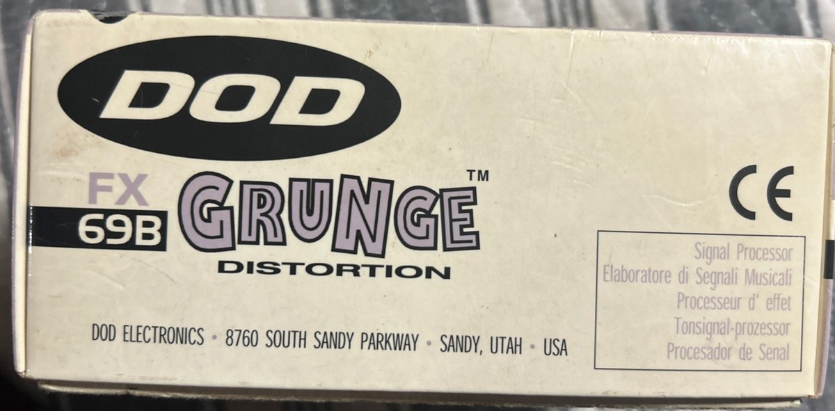 DOD FX69 Distortion Guitar Effect Pedal for sale online | eBay