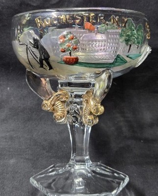 1911 SHRINERS Masonic Souvenir GOBLET Pittsburgh PA Rochester NY Syria Freemason