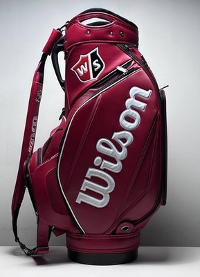 Wilson Staff Tour Staff Bag Red White Black 6-Way Divide Single