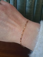 Balestra 9ct 375 Gold Bracelet With Unusually Shaped Links