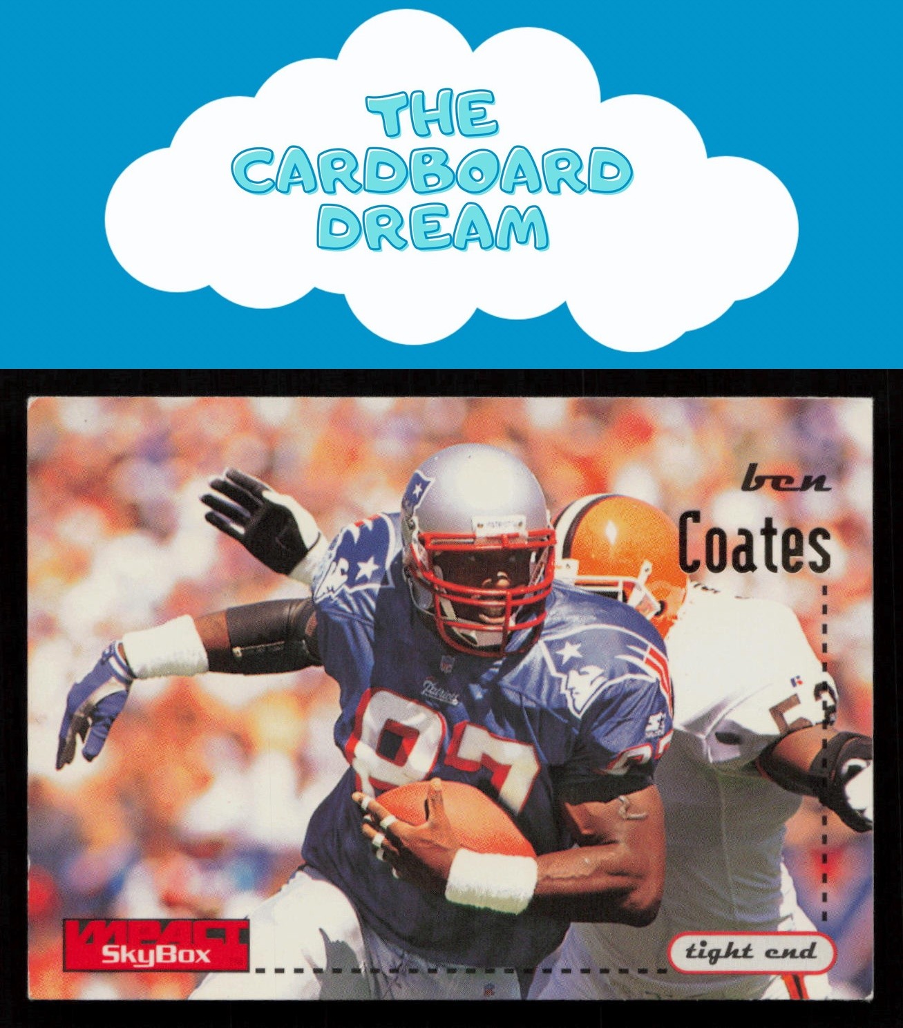 Ben Coates 1996 SkyBox Impact #84 New England Patriots