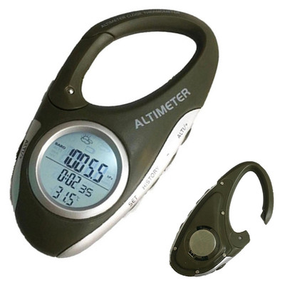 Tragbarer digitaler Wettervorhersage Höhenmesser und Thermometer zum Wandern