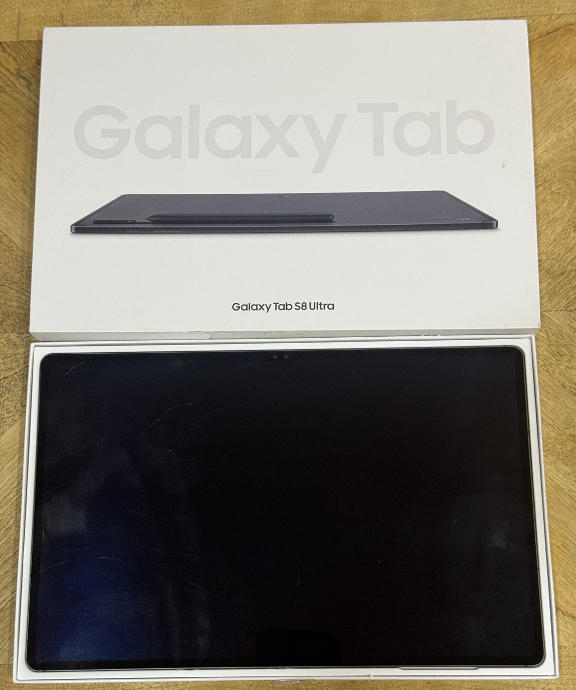 Samsung Galaxy Tab S8 Ultra SM-X900 128 GB, Wi-Fi 14.6“ Graphite Cracked Screen