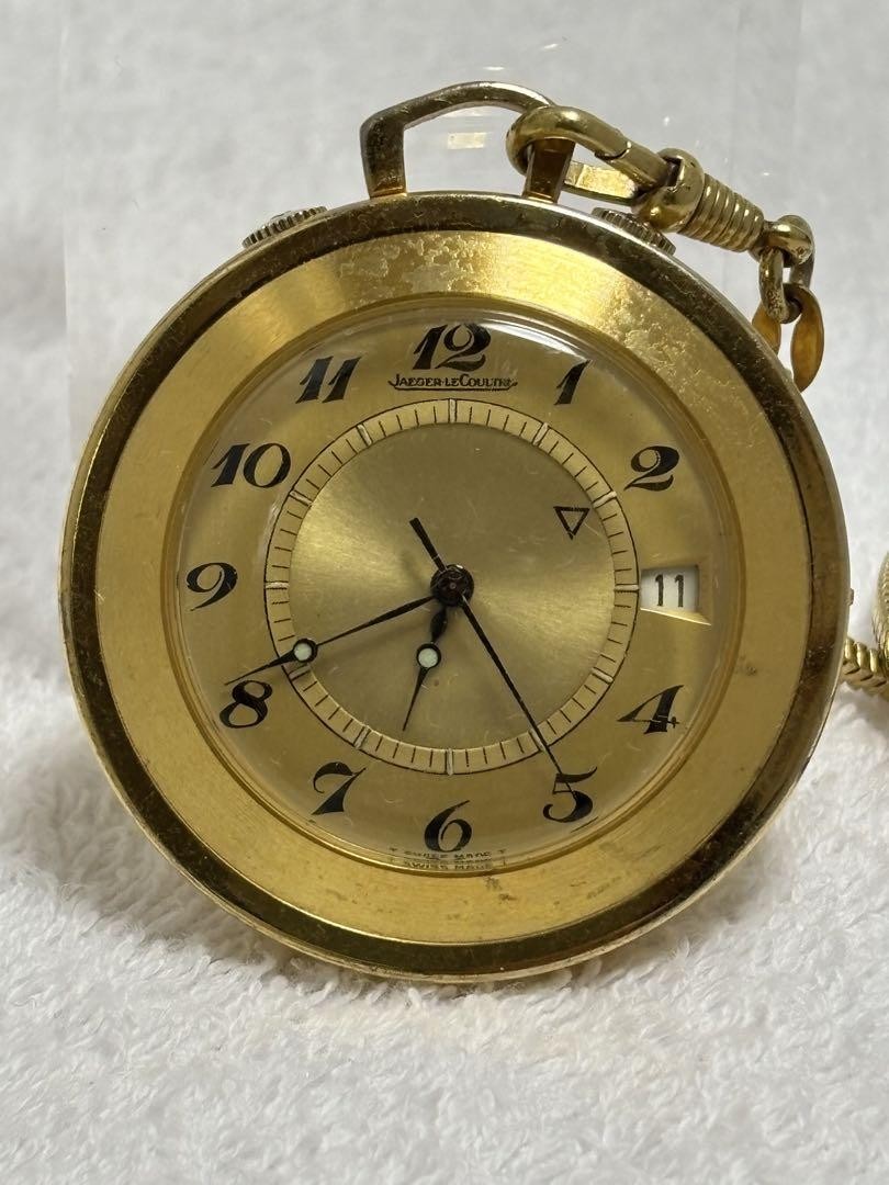 Jaeger Lecoultre Pocket Watch With Day And Date Antiques Atlas