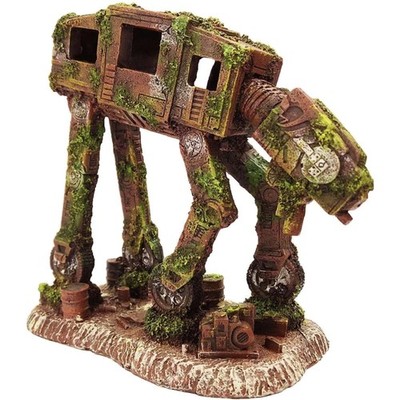 Imperial Walker Aquarium Dekoration aus Kunstharz - Star Wars Flair für Fische