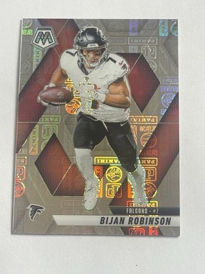 2025 Panini Mosaic - Bijan Robinson-Silver Knight Logo-Falcons /149 (458)