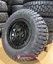 17x9 Arena Gunner Black Wheels 33 Rt Tires 6x5.5 Ford Bronco Full Size