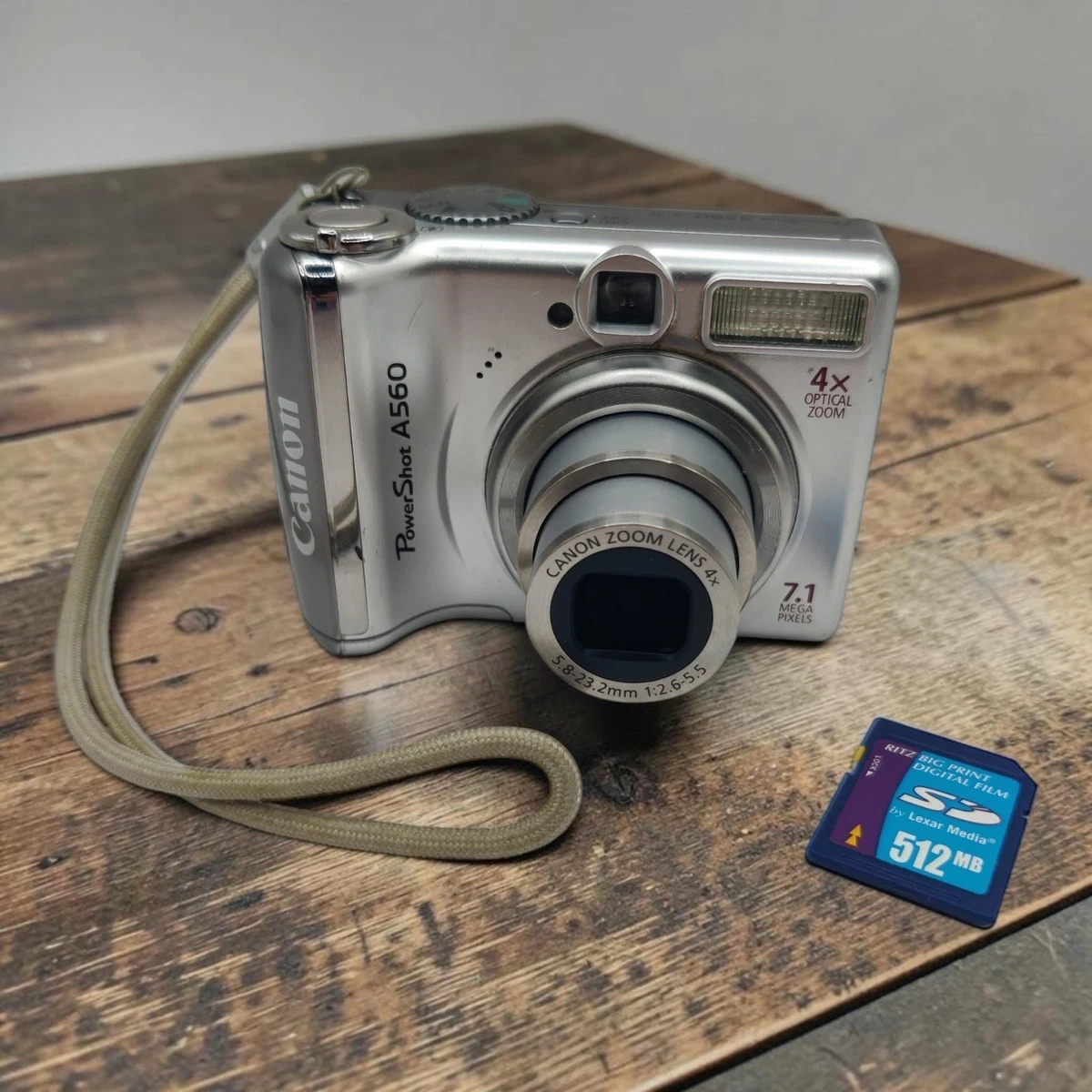 Canon PowerShot A560 1-4.9x Digital Zoom Cameras for sale | eBay