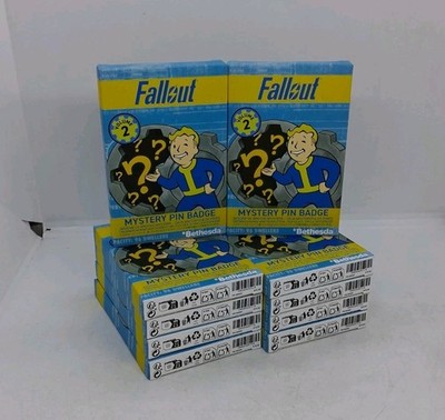 Fallout Mystery Pin Badge Volume 2 Blind Box Bethesda Collectible Lot Of 10