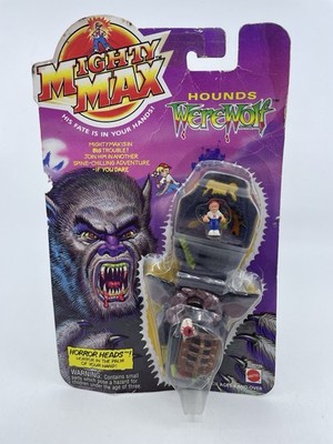 Mighty Max Hounds Werewolf Horror Head - SEALED Bluebird Toys 1993