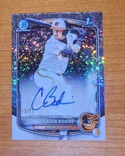 2025 Bowman Draft Prospects 1st Bowman Caden Bodine Auto Speckle /71 #CPA-BD