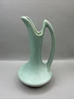 Vintage Niloak Ewer Mint Green Vase Pitcher Pottery Benton Arkansas 1930-40s