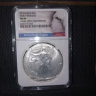 2016 American Silver Eagle 30Th Anniversary Early Releases NGC MS 69