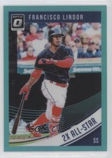 2018 Donruss Optic Variation Aqua Prizm /299 Francisco Lindor (2x All-Star) 0q3