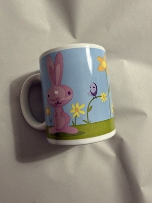 Easter Coffee Or Tea Mug Whimsical Characters Easter Cottage Core 