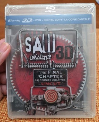 Saw: The Final Chapter (Blu-ray/DVD, 2011, 2-Disc Set, Canadian 3D) New Sealed