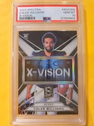 2024 Panini Spectra - X-Vision Caleb Williams #XV-CWS /125 (RC)