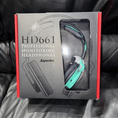 New SuperLux HD 661 Professional Monitoring Headphones Green 