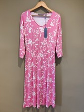 QVC Ruth Langsford Women's V Neck Dress Pink Floral Size 14 RRP £60