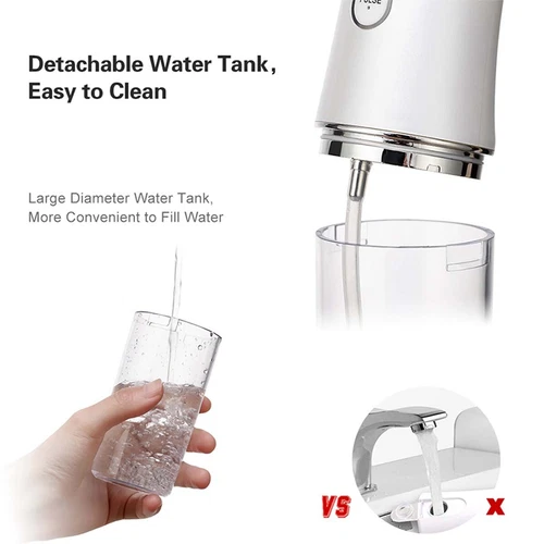 Oral B Irrigator Water Cordless Jet Dental Teeth Flossers Tooth Cleaner 4 Nozzle - Picture 10 of 17
