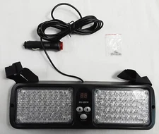 New, 86 LED Yellow Amber XPRITE Emergency Visor Strobe Light